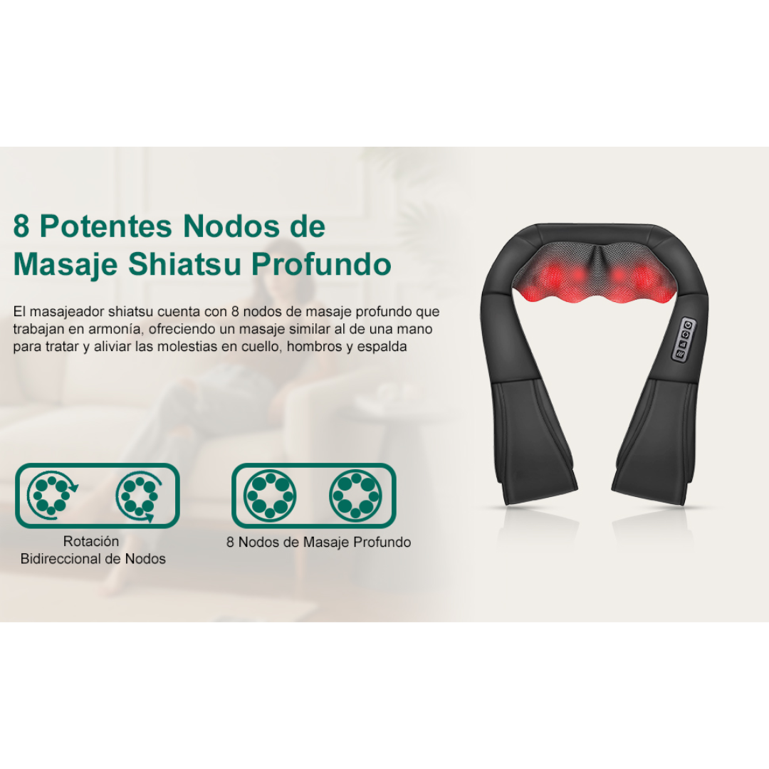 BodyHarmony™ Masajeador Shiatsu